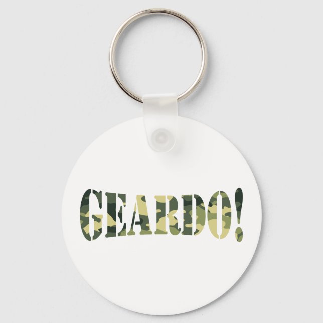 GEARDO! CAMO / CAMOUFLAGE KEY RING (Front)