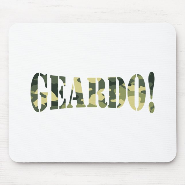 GEARDO! CAMO / CAMOUFLAGE MOUSE PAD (Front)