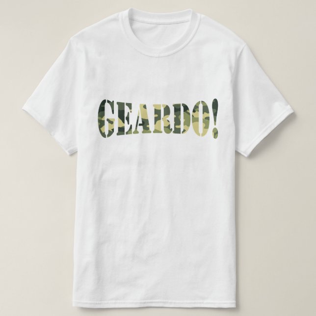GEARDO! CAMO / CAMOUFLAGE T-Shirt (Design Front)