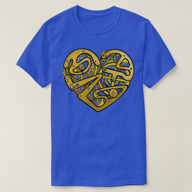Geared Golden at heart T-Shirt (Design Front)