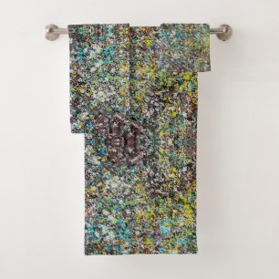 Geared Towards Abstract Art Design Lover Bath Towel Set