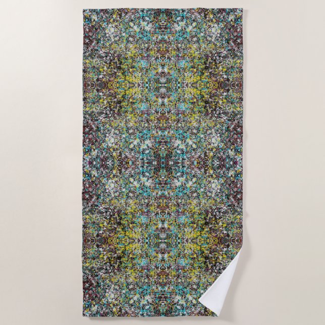Geared Towards Abstract Art Design Lover Beach Towel (Front)