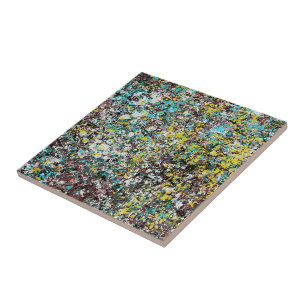 Geared Towards Abstract Art Design Lover  Ceramic Tile