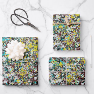 Geared Towards Abstract Art Design Lover  Wrapping Paper Sheet