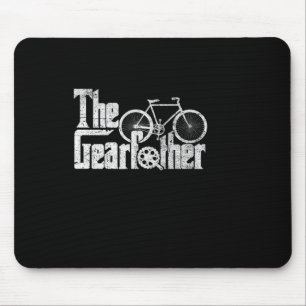 Gearfather Cycling Fathers Day Parody Gamer Dad Pa Mouse Pad