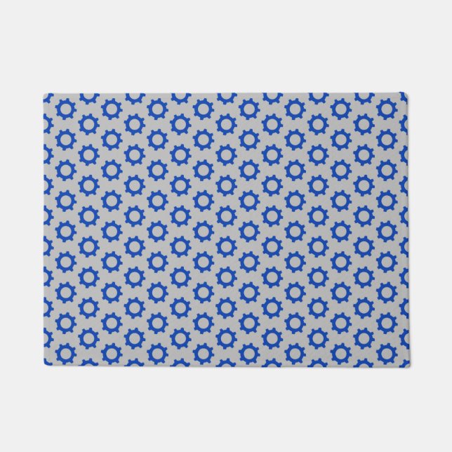 Gears Mechanical Engineer Mechanics Parts Tools Doormat (Front)