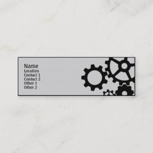 Gears Mini Business Card