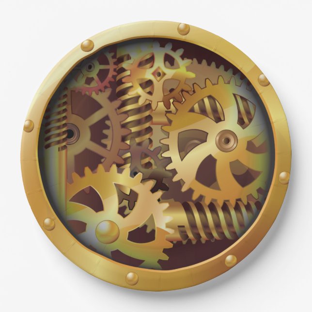 GEARS PAPER PLATE (Front)