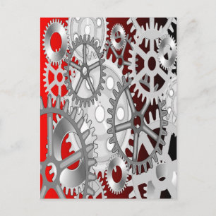 Gears Postcard