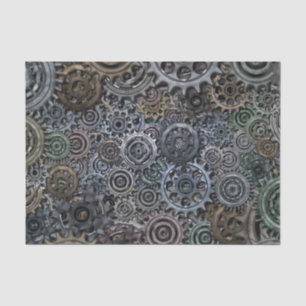 Gears Tissue Paper