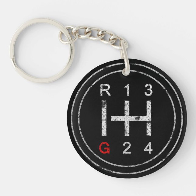 Gearshift Knob Syncro T3 Vanagon Classic Car  Key Ring (Front)