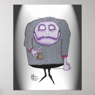 Geb- Cow Bell Player Art Poster by Tricia Martin