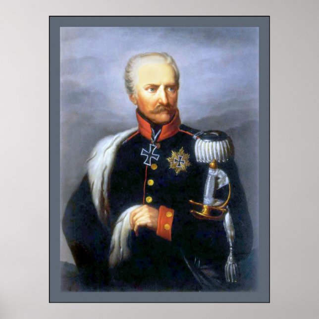 Gebhard Leberecht von Blücher Poster (Front)