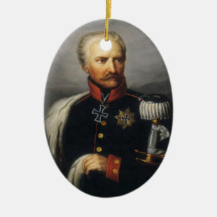 Gebhard von Blucher Ceramic Ornament