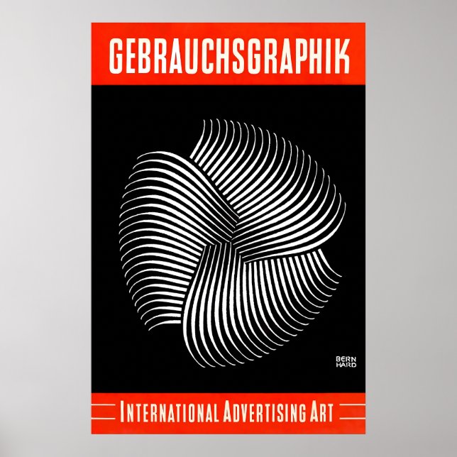 Gebrauchsgraphik 1964 Magazine POSTER PRINT A5-A1 (Front)