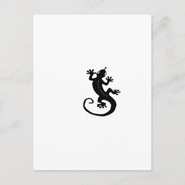 Gecko 1 postcard (Front)