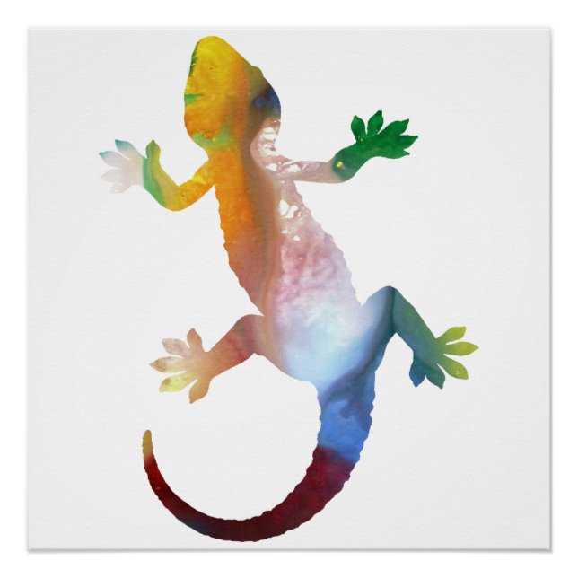 Gecko art poster (Front)