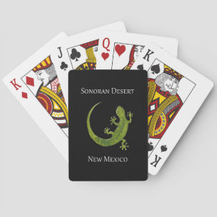 Gecko as seen in the Sonoran Desert in Arizona Playing Cards
