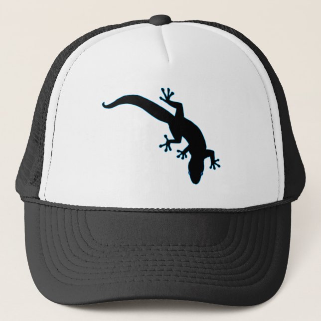 GECKO Blue Outline Trucker Hat (Front)