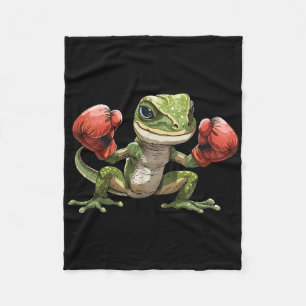 Gecko Boxing Hob Fleece Blanket