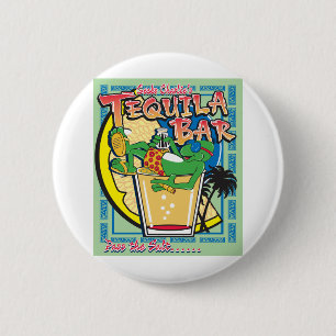 Gecko Charlies Margarita Bar 6 Cm Round Badge
