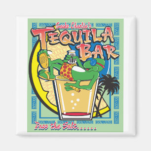 Gecko Charlies Margarita Bar Magnet