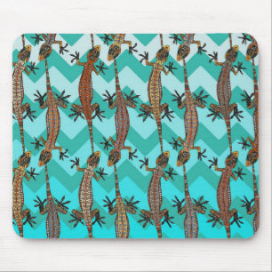 gecko chevron mouse pad