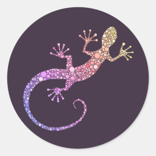 Gecko Classic Round Sticker