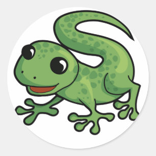Gecko Design Classic Round Sticker