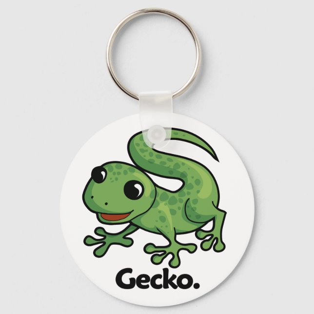 Gecko Gecko. Key Ring (Front)