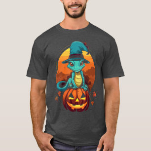 Gecko Halloween Scary Reptile Trick Or Treat Spook T-Shirt