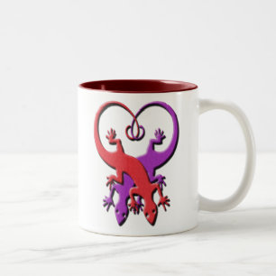 Gecko Heart Mug