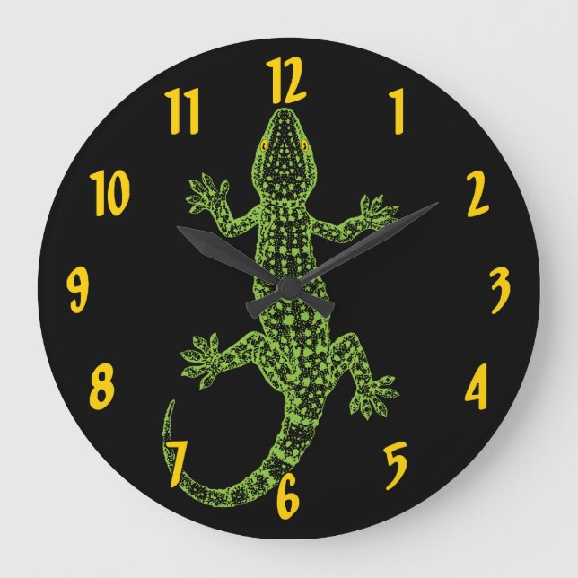 Gecko Large Clock (Front)