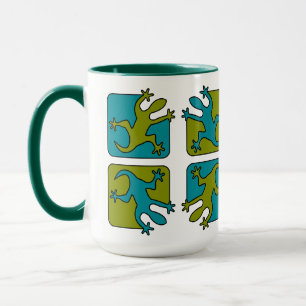 Gecko / Lizard mugs - choose style, colour