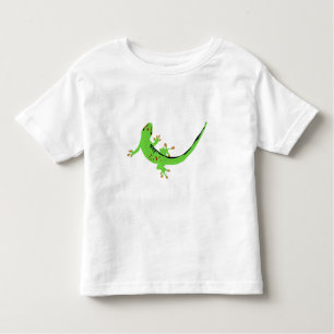 Gecko Lizard Reptile Illustration Toddler T-Shirt