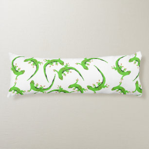Gecko Lizard Reptile Pattern Body Cushion