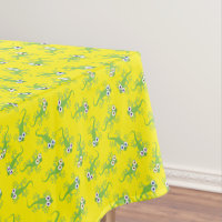 Gecko Lizards Birthday Party Cute Kids Tablecloth