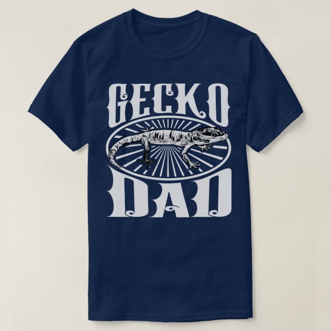 Gecko lover Gecko Dad T-Shirt (Design Front)