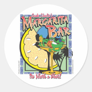 Gecko-margarita-LIMEDESIGN Classic Round Sticker