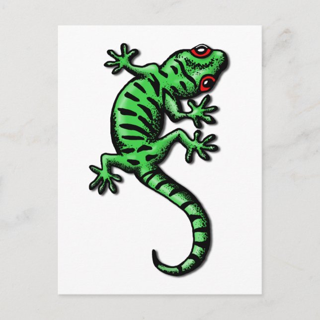 gecko postcard (Front)