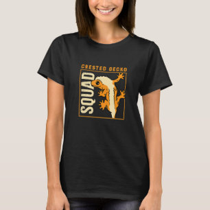 Gecko Squad Cute Lizard Crested Geckos Wildlife T-Shirt