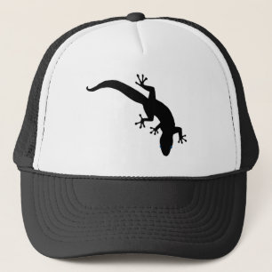 GECKO White Outline Trucker Hat