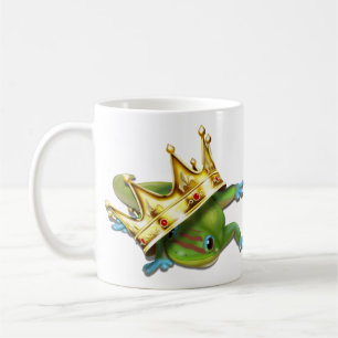 Gecko with crown coffee mug