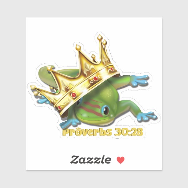 Gecko with crown—Proverbs  (Sheet)