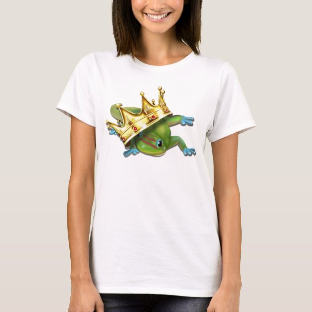 Gecko with crown  T-Shirt (Front)