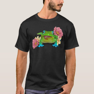 Gecko with flowers T-Shirt