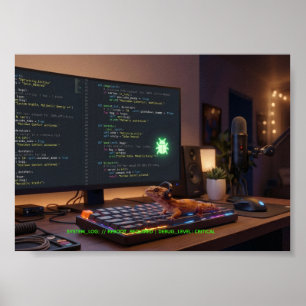 GeckoDev // Cyberpunk Debugger Universal Station P Poster