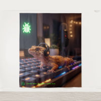 GeckoDev // Cyberpunk Programmer Immersive Wall Ta