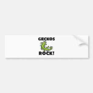 Geckos Rock Bumper Sticker
