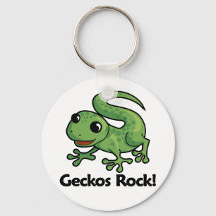 Geckos Rock! Key Ring